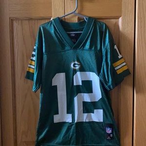 Youth NFL Packers jersey.